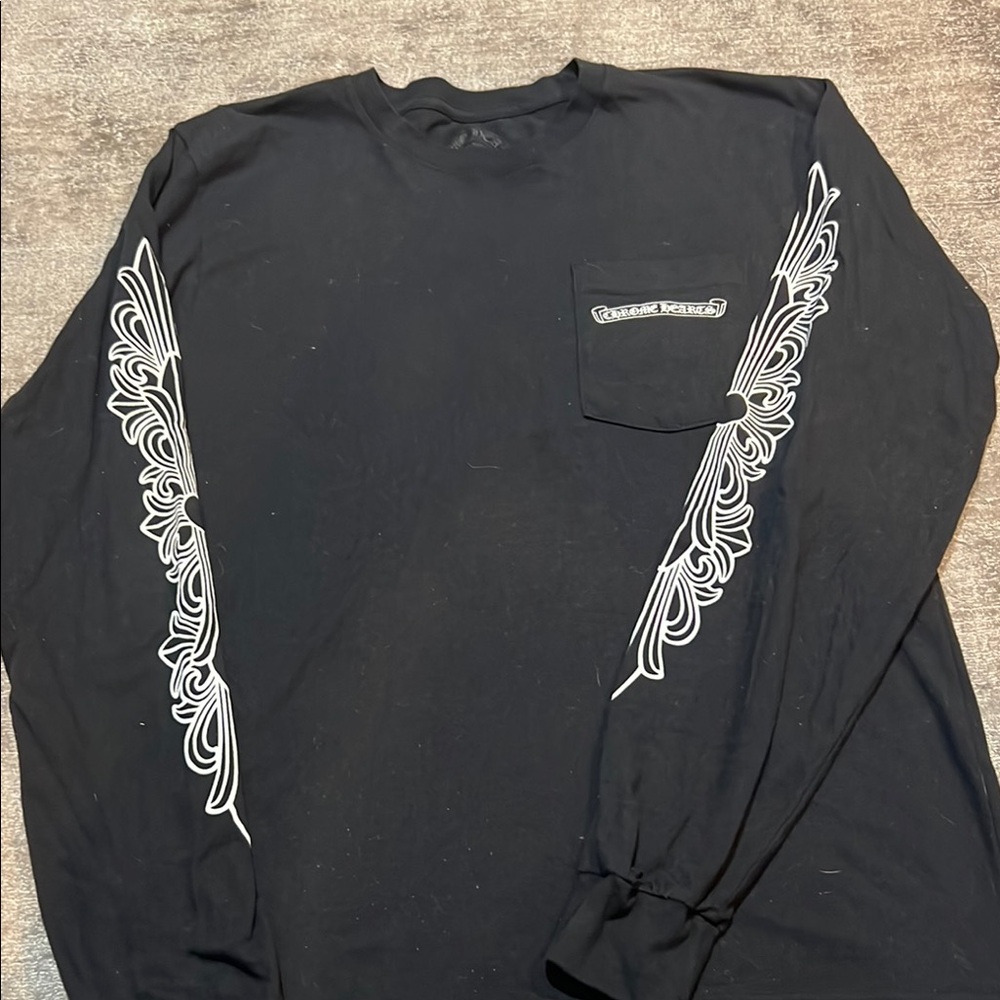 Men's Black Long Sleeve Shirt